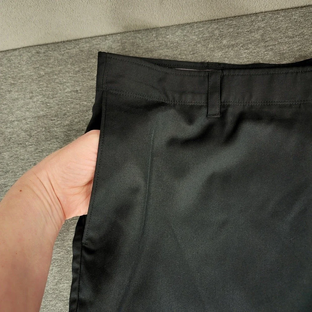PGA Tour Golf Short sz 40 Men Black‎ Nylon Zip Pocket Performance Athletic 10